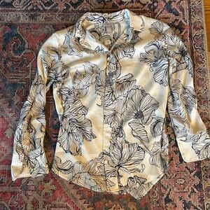 H&M oversized button up shirt